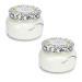 Tyler Creamy White 2-Wick 11 Ounce Glass Aromatherapy Scented Jar Candle Pack of 2 French Market