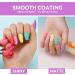 LAGUNAMOON Gel Nail Polish Set for DIY and Professional Use Soak-off Gel Polish Kit of 24 Colours with Base and Top Coat Primer Dryer Peel Off Tape Glitter Powders - Rainbow Colors Matte + Shiny Rainbow Spectrum - Matte / Gloss - Buy Online on GoSupps.com