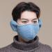 Anulely Windproof Face Cover - Breathable Cold-Safe Ski Mask for Men & Women | Warm Outdoor Face Cover for Cold Weather Skiing & Running - Light Blue - Buy Online on GoSupps.com