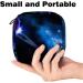 Galaxy Space Planet Sanitary Napkin Bag - Stylish Period Pouch for Women & Teens | Menstrual Cup Holder & Silent Pad Storage - Buy Online on GoSupps.com