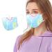 riou face mask with motif washable reusable mouth and nose protection scarf for women (G)