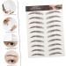 Beavorty 63 Sheets Waterproof Eyebrow Stickers 6d Eyebrows Stickers Eyebrow Tattoos Stickers Template Hair 3d - Buy Online on GoSupps.com