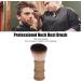 Qukaim Salon Neck Brush Hair Cutting Neck Dust Brush Fiber Hair Wooden Handle Home Salon Barber Neck Face Cleaning Brush - Buy Online on GoSupps.com