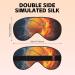 Basketball Water Fire Sleeping Mask | Adjustable Silk Eye Mask for Travel & Sleep | Light Blocking Eye Cover for Boys Girls & Women - Buy Online on GoSupps.com