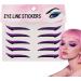 Autocollants Eye Liner - Patch Maquillage Fard Paupi res | Adh sif Tenue Longue Bandes Pour Sorties Danse Voyage Sc ne M res Violet - Buy Online on GoSupps.com