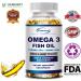 Omega 3 Fish Oil Capsules 6330mg (120 Capsules) with EPA & DHA - 3X Power Max Power - Buy Online on GoSupps.com