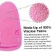Bvanzo Exfoliating Glove for Dead Skin and Fake Tan Removal - Shower Mitt for Skin Refreshing and Cleansing - Pink - Buy Online on GoSupps.com