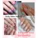 Turlyxie 2 White Chrome Powder - Pearl Shimmer Chrome Glazed Donut Nail Set - Buy Online on GoSupps.com