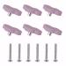 Euioovm drawer buttons children 6 pieces cute purple gray cloud cartoon furniture buttons cabinet buttons pulls with screws girls boys