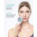 EZBASICS Rechargeable Facial Cleansing Brush - Waterproof Silicone Face Scrubber for Men & Women - Electric Exfoliating Brush for Cleansing and Exfoliating - Violet - Buy Online on GoSupps.com