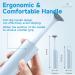 RorincoGi Tongue Scraper 2 Pack - Soft Tongue Cleaner for Fresh Breath - Oral Care Tools for Adults & Kids - White & Blue - Buy Online on GoSupps.com
