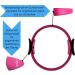 Pilates Ring 38cm by ATC Handels GmbH - Non-Slip Handles for Core Training Yoga & Fitness - Resistance Training Equipment - Pink - Buy Online on GoSupps.com