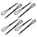 Fouet Teinture Capillaire 8 Pi ces M langeur Manuel Noir Plastique Solide pour Salons et Usage Personnel Outil de Coloration Cheveux Pr paration Pr cise et Homog ne