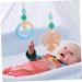 SAFIGLE 4pcs Stroller Yarn Bead Pendant Wooden Crib Set - Handmade Activity Nursing Game for Stuffed Wood Bed and Rattle - Buy Online on GoSupps.com