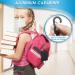Travel Size Spray Bottles Case | Hand Sanitizer Holder Keychain | 100ml Black Empty Bottle with Carabiner | Portable for Liquid Storage | Clip On Belt Loop Backpack Purse - Buy Online on GoSupps.com
