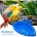 luminiu Bird Bath Bowl Cage Hanging Bathing Box Bird Baths Tub Bowl Basin Parrot Bathing Tubs For Small Birds Bathing Room Feeder 18x10x4cm - Buy Online on GoSupps.com
