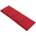4-Chamber Rapeseed Pillow 20x60cm - Large Red Hearts Design | Heat & Cold Therapy Grain Pillow for Comfort - Buy Online on GoSupps.com