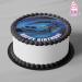 Edible Cake Rapers - BMW Motif Cake Topper for Birthdays | Fondant Cake Decoration (20 cm) - Perfect for Car-Themed Celebrations - Buy Online on GoSupps.com