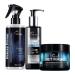 TRUSS Hair Protector - Lightweight Gel/Cream Leave-in Bundle with Net Mask- Intensive Repair Mask and Deluxe Prime Hair Treatment