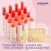 Blossom Double Take Flower Shaped Lip Balm - Dual Tinted Moisturizing with Shea Butter Cherry Red - 0.13oz/3.6g - International Shipping Available - Buy Online on GoSupps.com