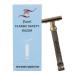 Pearl Shaving Double Edge Close Comb Safety Razor made for Men - Reusable Ecofriendly DE shaving Razor for Men | Premium Single Blade Razor for Men Razor | Classic & Traditional Shaving Kit for Men |Men's Safety Shaving Razor for Father's Day Gift SHD-27 