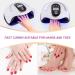 Fahani 168W LED UV Nail Lamp for Gel Polish | Professional Nail Dryer with 36 UV Lights & Infrared Sensing | 4 Timers | Includes 12 Pcs Manicure/Pedicure Set | Portable Nail Art Curing Lamp - Buy Online on GoSupps.com