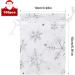 100 Pack Organza Gift Bags - Small 10x15cm Snowflake Design - Perfect for Christmas Gifting & Packaging - Buy Online on GoSupps.com