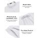 COOFANDY Men's 2-Piece Linen Set: Button Down Shirt & Drawstring Waist Pants - A-white, XX-Large - Buy Online on GoSupps.com