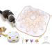 GoldenSun Cat Toy Chargeable 4-in-1 Interactive Kitten Toys for Indoor Cats Self Play Hide and Seek Cat Wand Toy Whack a Mole Exercise Cat Toys with 3Pcs DIY Replacement Feathers White Gold Passion Bohemian