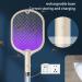 Fly Swatter - 3000V Rechargeable Electric Racket - 2 in 1 Fly Swatter with USB Rechargeable Base 3-Layer Safety Mesh Inhaled Photocatalyst Fly Trap Light Cyhamse (Beige) - Buy Online on GoSupps.com