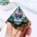 GLMFAN Healing Crystal and Stone 2.4" Orgone Pyramid for Positive Energy Amethyst Crystal Decors Gifts Protection Crystals Energy Generator Blance Chakras Meditation Aids Sleep Attract Wealth Lucky (Black Stone) - Buy Online on GoSupps.com