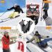 Fitfirst Waterproof Ski Gloves - Winter Touchscreen Snow Gloves for Men and Women - Grey, Large - Buy Online on GoSupps.com