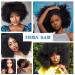 Feibin Mongolian Afro Kinky Curly Human Hair Bundles - 8-12 Inches - Virgin Hair Weave for Black Women - Buy Online on GoSupps.com