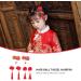2 Sets New Year Hairpin Christmas Goodie Bag Filler Tassel Hair Clip Girls Hair Barrettes Chinese Hairpin Tassel Boutique Hair Clips Kids Hair Pins Fabric Vintage Child Candy Bag - Buy Online on GoSupps.com