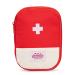 Jipemtra Red First Aid Bag Empty 1st Aid Bag Section Dividers Medical Travel Case First Responder Storage Compact Medicine Bag for Car Home Office Kitchen Sport Outdoors