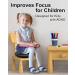 Tumaz Wobble Cushion - Improve Sitting Posture, Stay Focused | Sensory Kids Balance Disc for Core Strength | Extra Thick Wobble Board - Black - Buy Online on GoSupps.com