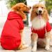 Waterproof Winter Dog Coat & Sweater | Warm Jacket for Puppies & Small Dogs | Fleece Pet Clothing with Bag - Medium Red (1107debka-red) - Buy Online on GoSupps.com