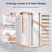 AMINZER IPL Hair Removal Device with Ice-Cooling Technology, 9 Levels, 999,900 Flashes - Painless Laser Hair Remover for Women & Men - Suitable for Armpits, Facial, Legs, Bikini Line - Beige-White - Buy Online on GoSupps.com