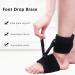 HURRISE Drop Foot Brace - Orthopedic Ankle Foot Support for Plantar Fasciitis & Achilles Tendon - Prevent Foot Inversion - International Shipping Available - Buy Online on GoSupps.com