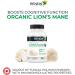 Renew Actives Premium Organic Lion's Mane Mushroom - Supports Brain Function Memory Focus Stress Relief and Immune Health Gluten-Free Non-GMO Vegan Made in Canada - 120 Capsules (2pk) 120 count (Pack of 2) - Buy Online on GoSupps.com