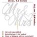 Sotpot 1 Pack Mr Mrs Cake Topper Silver Glitter Love Mr Mrs Cake Pick Wedding Party Decorations Bridal Shower Wedding Cupcake Decoration Party Supplies Silver - Wedding Cake Topper - Buy Online on GoSupps.com