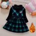 AMhomely Girl Baby Cashmere Dress | High Collar | 2-3 Years | Green - Buy Online on GoSupps.com