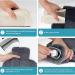 Heated Foot Warmer & Hot Water Bottle - 2000ml Plush Cuddly Warmers for Men & Women - Removable Thickened Gray Design - Buy Online on GoSupps.com