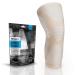 POWERLIX Leg Sleeve - Best Knee Brace for Leg Pain for Men & Women Knee Support for Running Basketball Volleyball Weightlifting Gym Workout Sports Please Check Sizing Chart Beige X-Large