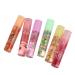 6 pieces of glitter lip gloss for rolling up fragrant lip blanket with a clear taste transparent moisturizing lip lotion lip care and keeps your lips supplied with moisture