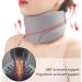 Cervical Collar Adjustable Cervical Collar to Relieve Cervical Spine Pressure for Sleeping for Men (Grey) - Buy Online on GoSupps.com