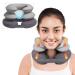 Cervical Neck Traction Device, Inflatable Neck Brace for Neck and Shoulder Pain Relief, Adjustable Neck Stretcher, Neck Decompression Devices for Home, Office & Travel Use with Removable Air Pump