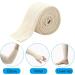 Elastic Tubular Support Bandage - Large Knee & Medium Thigh Cotton Spandex White (6.25cmx10m) - Buy Online on GoSupps.com