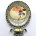 Handheld Mirror Antique with Stand Double Folding Sided Brass for Makeup Mirror 18cm (7 inch) - Buy Online on GoSupps.com