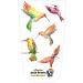 Heal with Appeal Watercolor Hummingbirds Amputee Stump Sock V1 - 3Ply - Buy Online on GoSupps.com